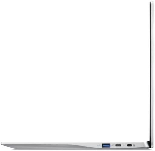 acer Chromebook 315, 15.6' FHD Display Laptop, Intel Celeron N4500, 4GB RAM, 64GB eMMC, Webcam, Chrome OS, Pure Silver, Protective Sleeve Included, TWE 64GB SD Card