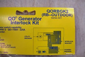 Square D Stainless Steel Generator Transfer Switch Kit QORBGK2 Outdoor