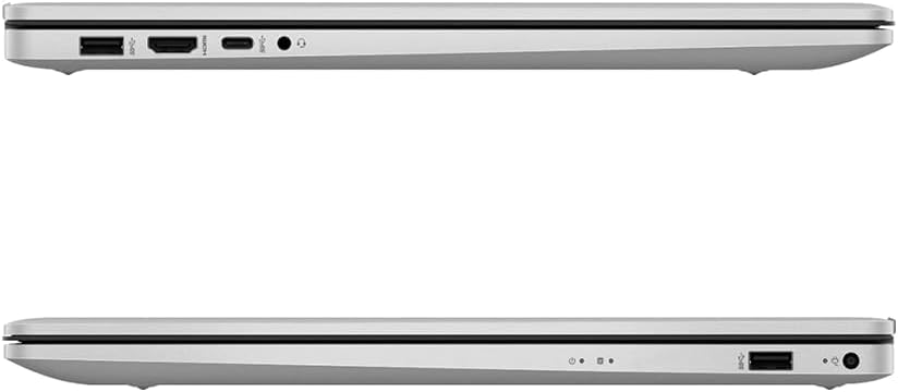 HP Newest Notebook Laptop, 17.3'' Full HD Display, AMD Ryzen 5 5500U Hexa-Core Processor, 32GB RAM, 1TB PCIe SSD+1TB HDD, Fingerprint Reader, Wi-Fi, Webcam, HDMI, Windows 11 Home, Natural Silver