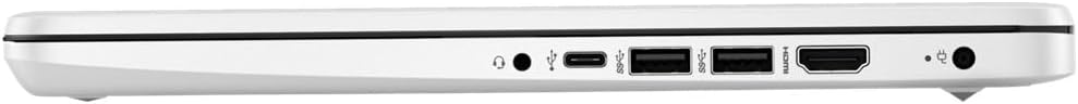 HP 14 Laptop, Intel Celeron N4020, 4 GB RAM, 64 GB Storage, 14-inch HD Touchscreen, Windows 11 Home, Thin & Portable, 4K Graphics, One Year of Microsoft 365 (14-dq0080nr, Snowflake White)