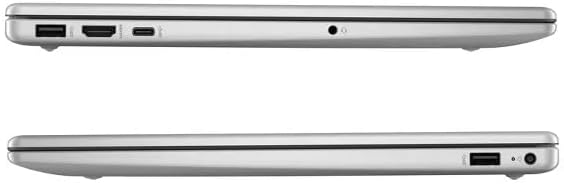 HP 2025 Laptop | 15-FD000 | 15.6' 1920 x 1080 Touch | Intel-10 Core i5-1334U | Intel Iris Xe Graphics |16GB DDR4 | 512GB SSD | Windows 11 Home | Wi-Fi 6 - Bluetooth 5.3-720p HD Camera - Silver