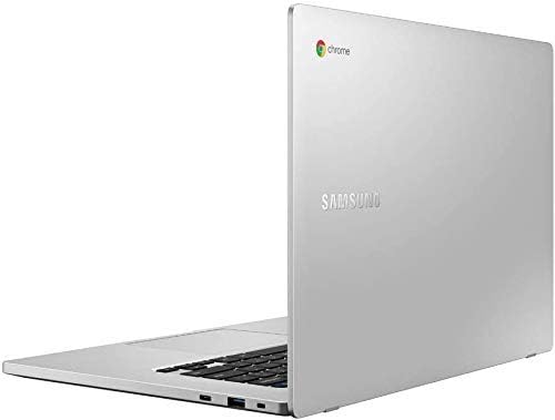 Samsung XE350XBA-K05US Chromebook 4 + Chrome OS 15.6' Full HD Intel Celeron Processor N4000 4GB RAM 128GB SSD, Platinum Titan
