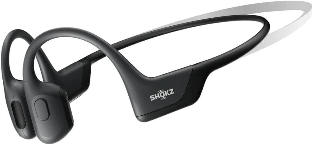 SHOKZ OpenRun Pro Mini-Bone Conduction Headphones, Open-Ear Bluetooth Wireless Sport Headphones for Running and Workout-Sweat Resistant,Long Battery Life,Deep Bass,Mic-with Hair Band, Black