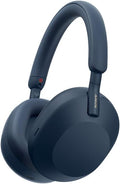 Sony WH-1000XM5 Noise Canceling Wireless Headphones - 30hr Battery Life - Over-Ear Style - Optimized for Alexa and Google Assistant - Built-in mic for Calls (Blue) - International Version No Warranty