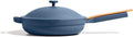Our Place Large Always Pan | 12.5' Ceramic Pan with Modular Lid & Beechwood Spatula | Patented 10-in-1 Nonstick, Non-Toxic Cookware Made Without PFAS | Induction & Oven-Safe up to 450°F | Char