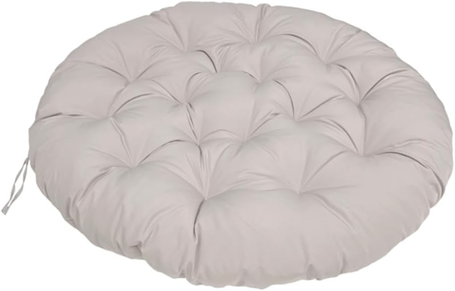 Rocker Chair Pads Thickened Hanging Egg Swing Chair Cushion for Outdoor Patio Garden Swing Chair Light Grey 51' x 51'