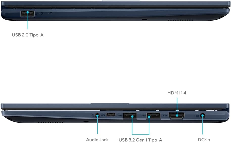 ASUS 2026 Vivobook 14' FHD Laptop 10-Core Intel Core i5-1334U Iris Xe Graphics 16GB DDR4 512GB NVMe SSD USB-C with DP WiFi AC BT Webcam HDMI1.4 Windows 11 Home with RE USB