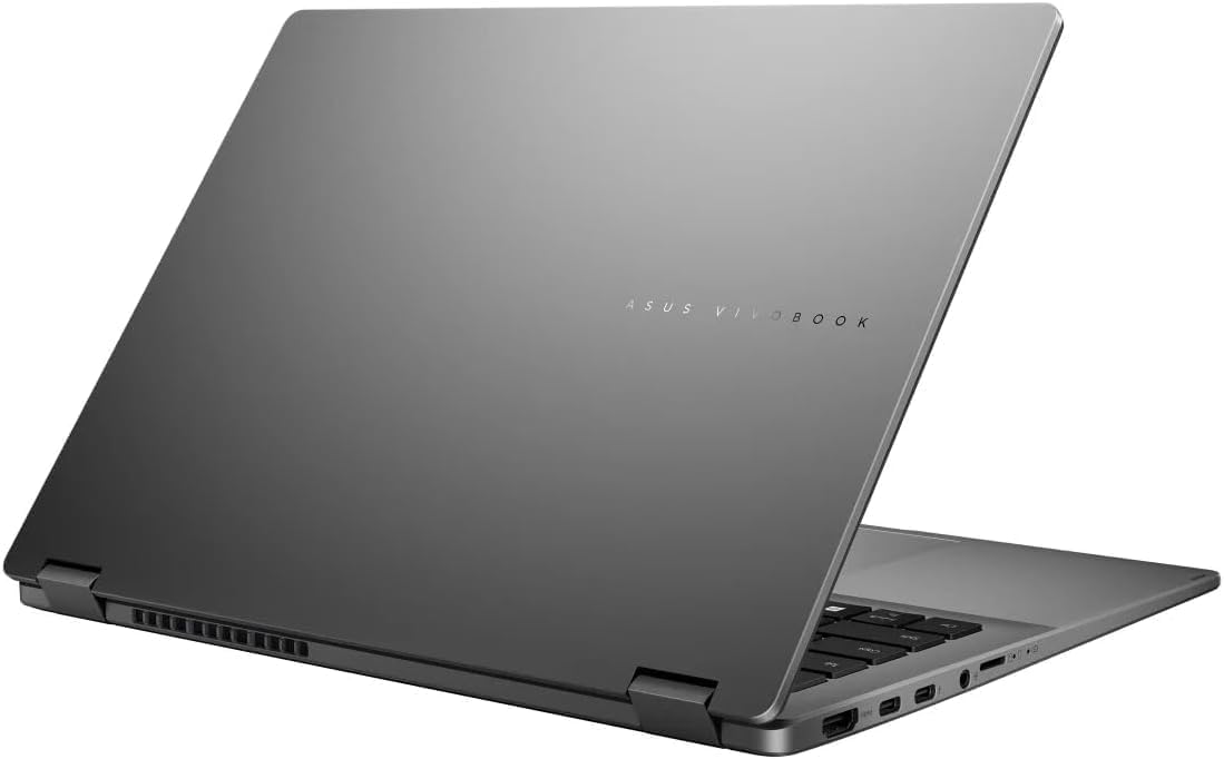ASUS Vivobook Flip 14 2-in-1 Laptop: 14' OLED Touchscreen, Intel Core Ultra 7 256V Processor, 16GB RAM, 1TB SSD, Backlit Chiclet Keyboard, Thunderbolt 4, Copilot+ PC