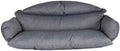 Fully Stuffed Swing Chair Cushion for Luxury 2 Person Swing Chair, Hanging Chair Cushion Replacement with Back for Outdoor Patio Porch Backyard Hammock (Charcoal Color)