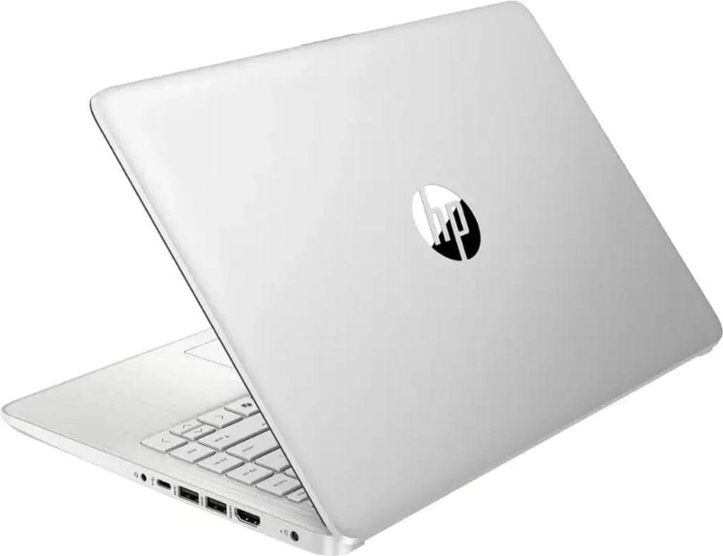 HP Ultra Thin 14' Laptop with Copilot, Intel N150, 16GB RAM, 384GB(128GB eMMC+256GB SD Card) • HUB • Mouse, Windows 11 Pro, 1-Year Office 365, Lightweight Silver Notebook for Work & School