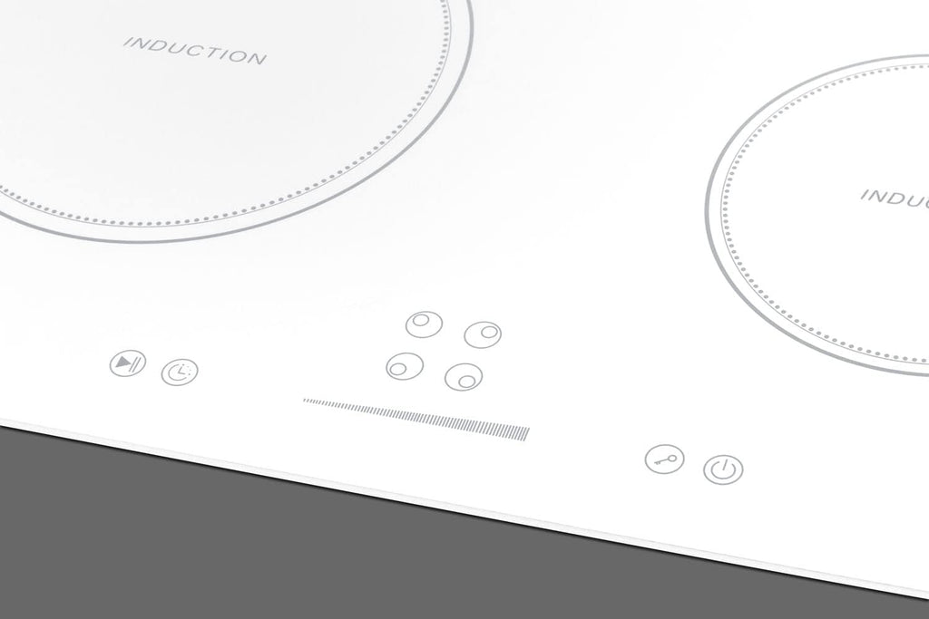 Summit 24' 4 Zone Electric Cooktop 208-240V Induction Cooktop, ADA Compliant, White- SINC4B242W