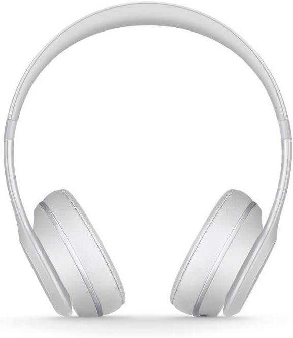 beats Solo3 Wireless On-Ear Headphones Matte Silver - beats by Dr Dre (Renewed)