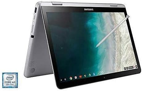 Samsung Chromebook Plus V2, 2-in-1, 4GB RAM, 32GB eMMC, 13MP Camera, Chrome OS, 12.2', 16:10 Aspect Ratio, Stealth Silver (XE521QAB-K01US)