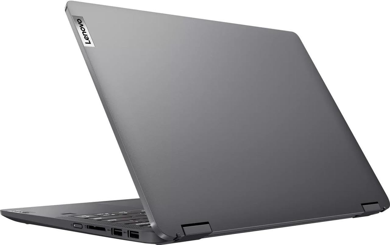 Lenovo Flex 5i 14' Touchscreen 2-in-1 Laptop | Intel Core i5-1235U Processor | 8GB RAM | 512GB SSD | Intel Iris Xe Graphics | Backlit | Fingerprint | Windows 11 S | Bundle with Grey Bag