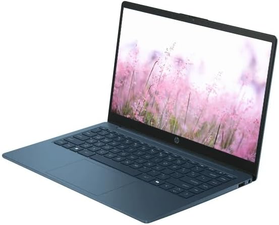 HP Portable 13.8' HD IPS Laptop, Intel Celeron N Processor Up to 2.78GHz, 4GB DDR4, 128GB SSD, HDMI, Webcam, Bluetooth, Windows 11, Pastel Blue(Renewed)
