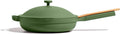 Our Place Large Always Pan | 12.5' Ceramic Pan with Modular Lid & Beechwood Spatula | Patented 10-in-1 Nonstick, Non-Toxic Cookware Made Without PFAS | Induction & Oven-Safe up to 450°F | Sage