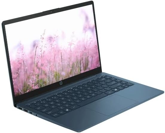 HP Portable 13.8' HD IPS Laptop, Intel Celeron N Processor Up to 2.78GHz, 4GB DDR4, 128GB SSD, HDMI, Webcam, Bluetooth, Windows 11, Pastel Blue(Renewed)