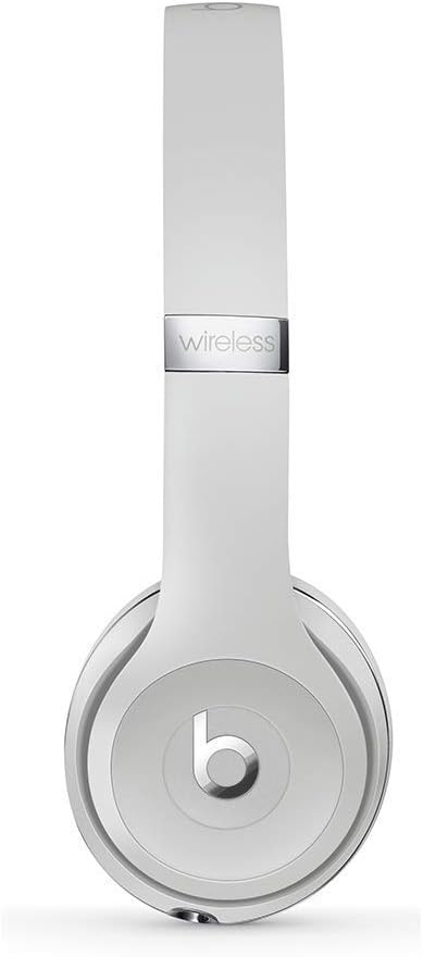 Beats Solo3 Wireless Headphones - Satin Silver(Latest Model) - MX452LL/A (Renewed)