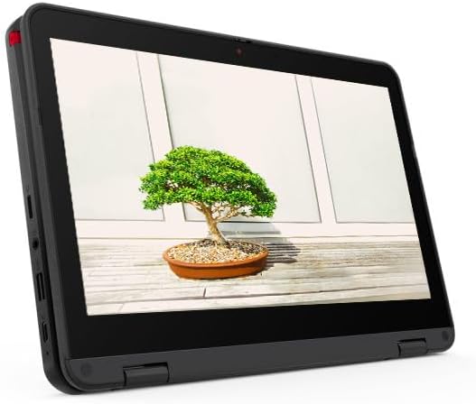Lenovo 2024 Convertible 2-in-1 Lightweight Chromebook, 11' HD IPS Touchscreen, Intel Processor Up to 2.60GHz, 4GB Ram, 32GB SSD, Super-Fast WiFi, Chrome OS, Dale Black (Renewed)