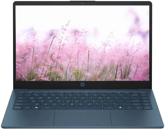 HP Portable 13.8' HD IPS Laptop, Intel Celeron N Processor Up to 2.78GHz, 4GB DDR4, 128GB SSD, HDMI, Webcam, Bluetooth, Windows 11, Pastel Blue(Renewed)