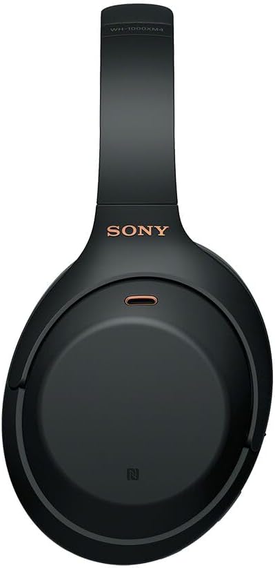 Sony WH-1000XM4B Noise Cancelling Wireless Headphones - 30hr Battery Life - Over Ear Style - Optimised for Alexa and Google Assistant - Built-in mic for Calls - Black