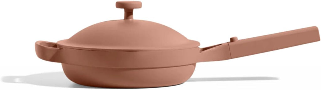Our Place Mini Always Pan | 8.5' Ceramic Pan with Modular Lid & Beechwood Spatula | Patented 10-in-1 Nonstick, Non-Toxic Cookware Made Without PFAS | Induction & Oven-Safe up to 450°F | Spice