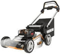 Worx 21' Cordless Lawn Mower, 3 in 1 Electric Mower with Brushless Motor, Self-Propelled Lawn Mower with 7-Position Height Adjustment, 2 × 5.0 Ah Batteries & Charger Included, WG753
