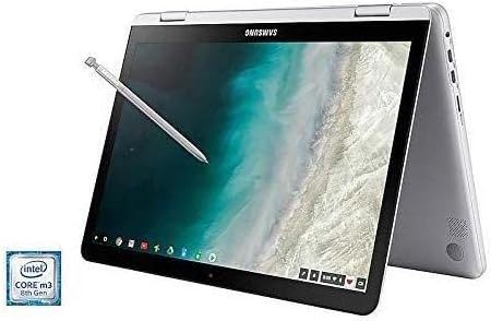 Samsung Chromebook Plus V2, 2-in-1, 4GB RAM, 32GB eMMC, 13MP Camera, Chrome OS, 12.2', 16:10 Aspect Ratio, Stealth Silver (XE521QAB-K01US)