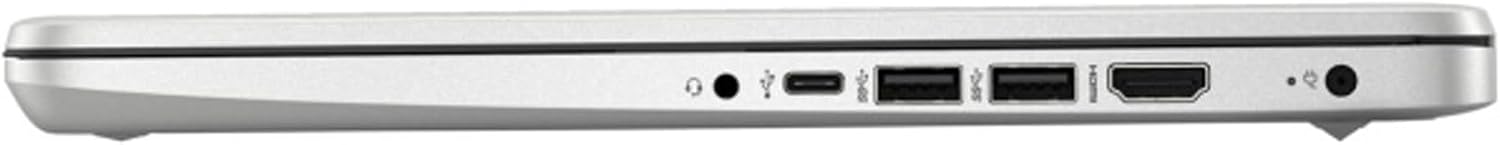 HP 14-Inch HD Laptop, Intel 4-Core CPU, 16GB RAM, 128GB SSD with Portable SSD, Microsoft Office, 1TB Cloud Storage, Webcam, Windows 11, LE Bundle