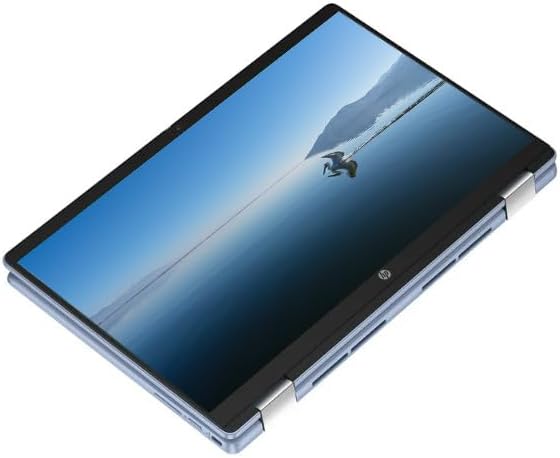 HP 2025 Portable x360 Chromebook, 14'' Convertible FHD IPS Touchscreen, Intel Processor Up to 3.39GHz, 4GB DDR4, 64GB Storage, Super Fast 6th Gen WiFi, Chrome OS, Dale Blue (Renewed)