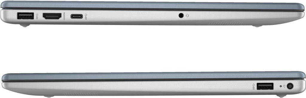 HP 15.6' HD Touchscreen Laptop with Fingerprint Reader, Intel Quad-Core N Processor, 4GB RAM, 128GB SSD Storage, Type-C, HDMI, Backlit Keyboard, SAM, W11 (15-fd - Renewed) Parent (Blue)