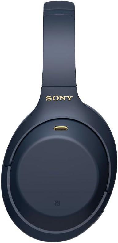 Sony WH-1000XM4 Wireless Premium Noise Canceling Overhead Headphones, Blue (Renewed)