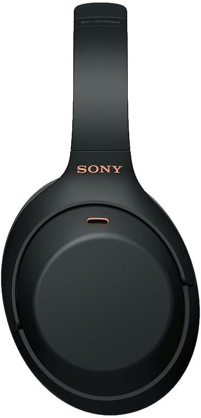 Sony WH-1000XM4B Noise Cancelling Wireless Headphones - 30hr Battery Life - Over Ear Style - Optimised for Alexa and Google Assistant - Built-in mic for Calls - Black