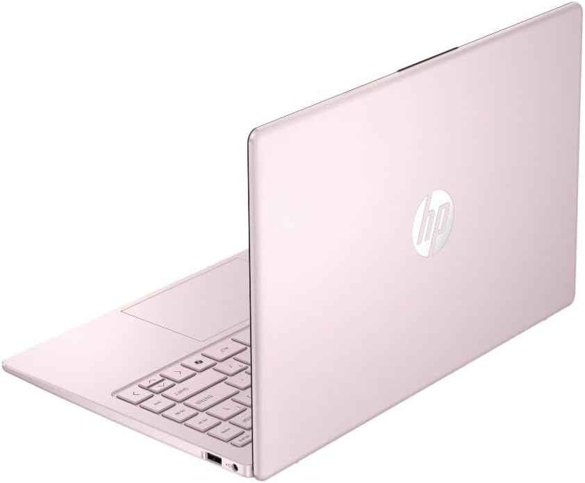HP Student Laptop, Intel Processor N150(up to 3.6 GHz), 14 Inch LED Screen,16G RAM, 256GB Storange (128GB UFS+128GB MSD),One Year Office 365, Windows 11 Home,Pink