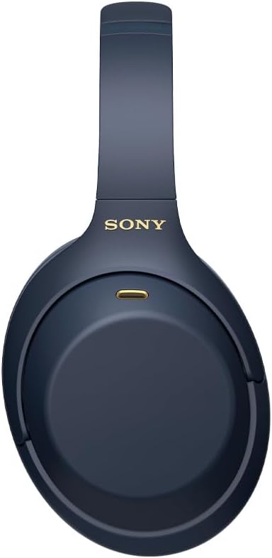 Sony WH-1000XM4 Wireless Premium Noise Canceling Overhead Headphones, Blue (Renewed)
