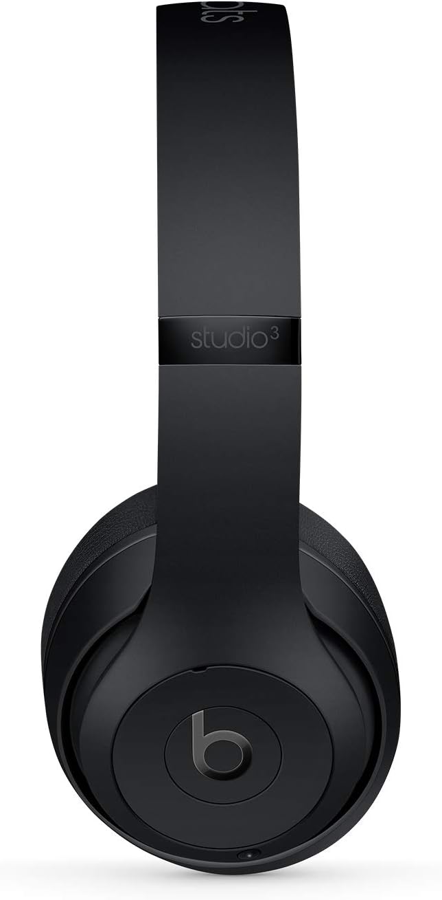 Beats Studio3 Wireless Noise Cancelling Over-Ear Headphones - Matte Black (Renewed)