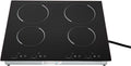 3000W Digital Induction Cooktop 4-Burner Electric Ceramic Cooktop Portable Electric Built-in Cooktop Sensor Touch Control Countertop Electric Hot Plate for Kitchens, Hotels, Restaurants