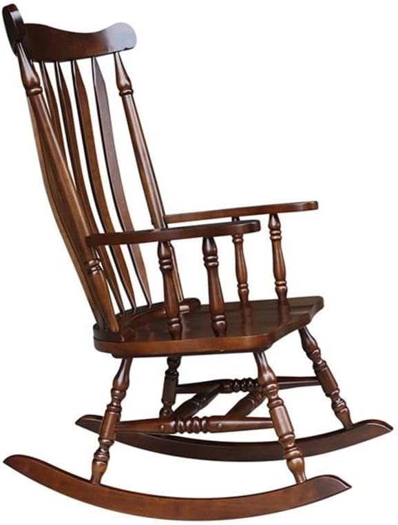 International Concepts Home Accent Solid Wood Rocker in Espresso