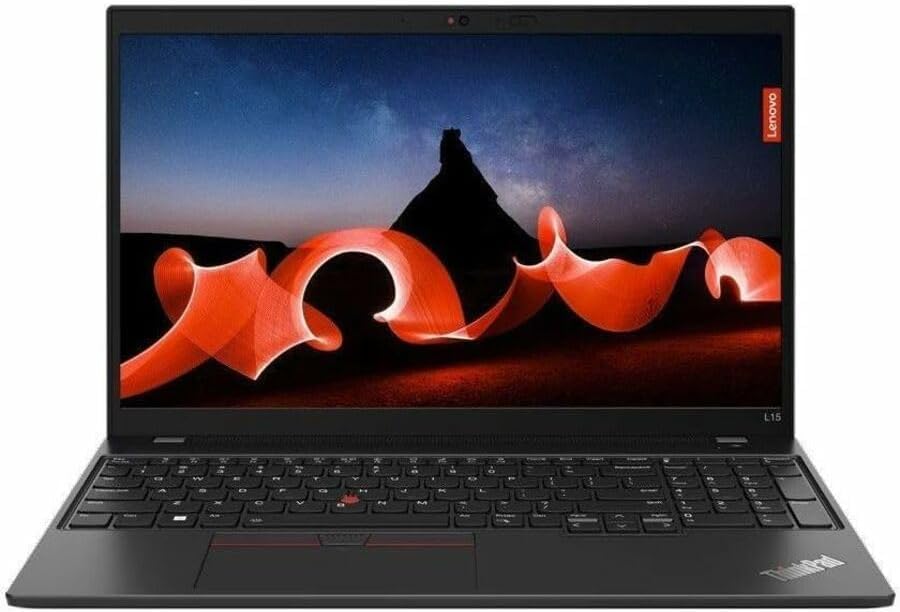 Lenovo ThinkPad L15 (Latest Model) Ryzen 5 PRO 5650U 6-Core 256GB SSD 16GB RAM FHD (1920x1080) IPS Non Touch Windows 11 Professional, Black (Renewed)