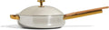 Our Place Titanium Always Pan Pro - 10.6' (2.8 Qt) No-Coating Nonstick Skillet | Tri-Ply Titanium & Stainless Steel | Safe for Oven, Induction & All Cooktops up to 750°F | Includes Spatula | Gold