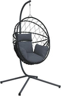 vidaXL Hanging Egg Chair Anthracite
