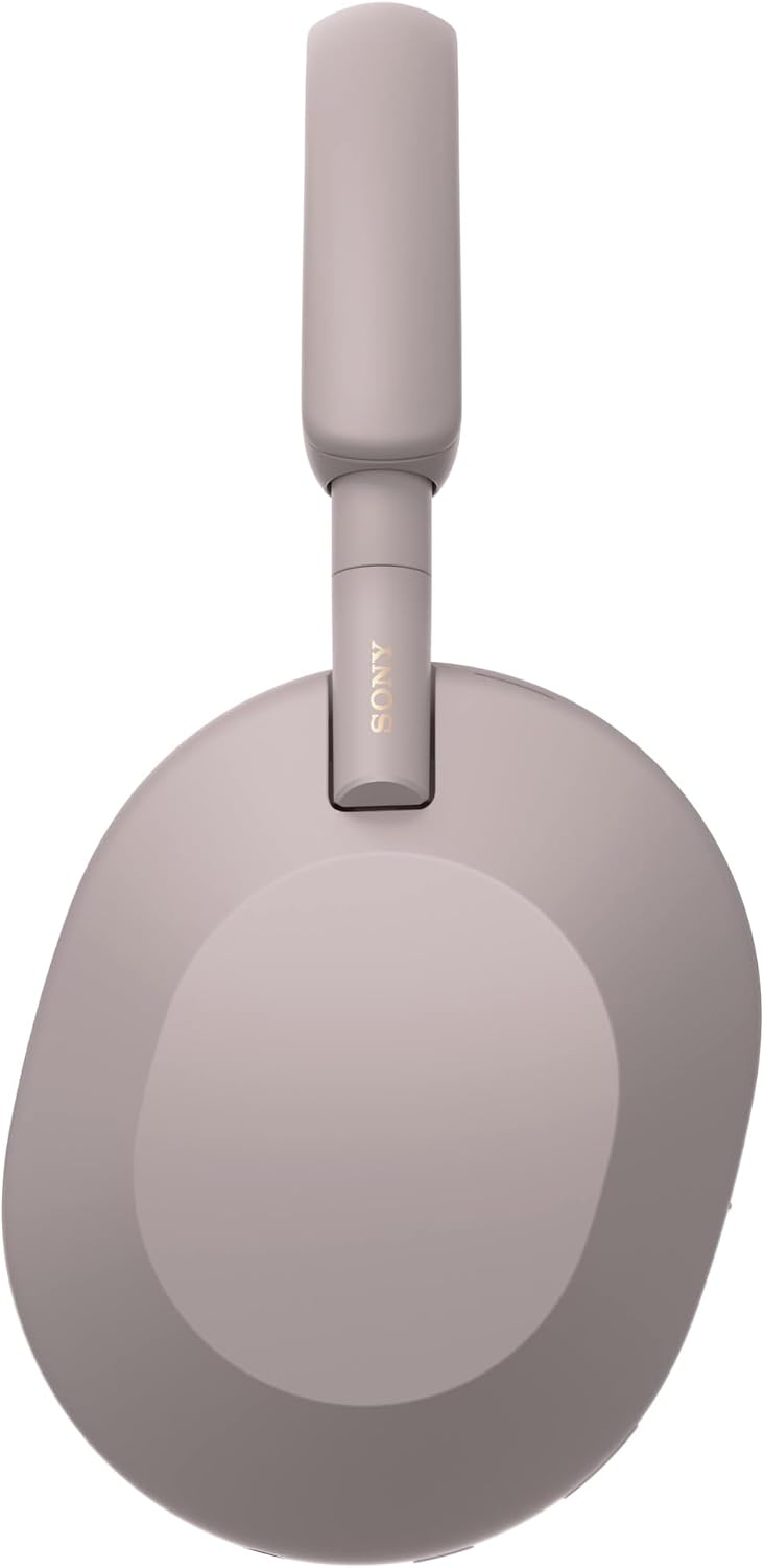 Sony WH-1000XM5 Noise Canceling Wireless Headphones - 30hr Battery Life - Over-Ear Style - Optimized for Alexa and Google Assistant - Built-in mic for Calls - Smoky Pink