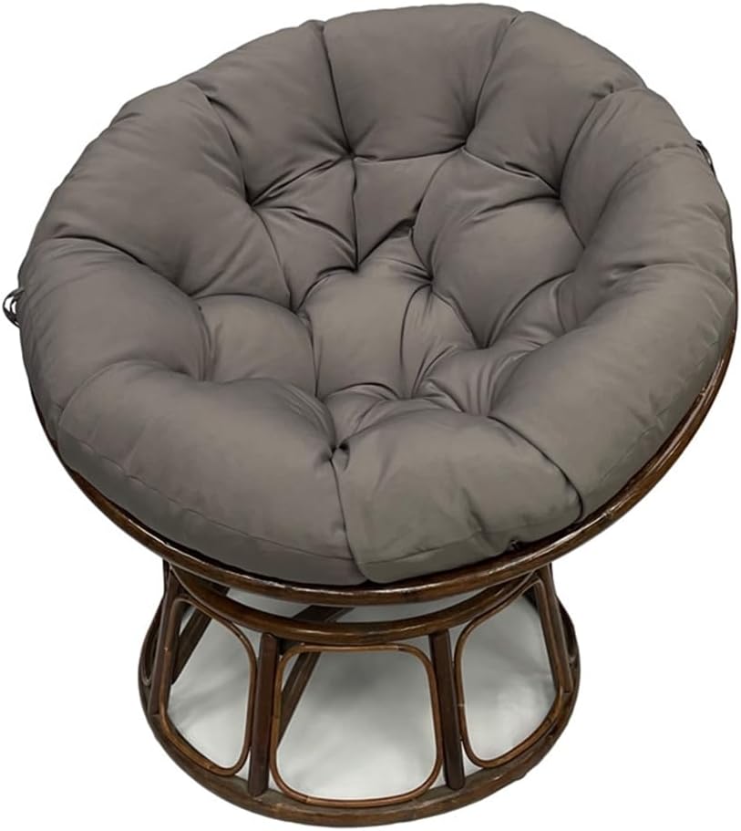 Rocker Chair Pads Thickened Hanging Egg Swing Chair Cushion for Outdoor Patio Garden Swing Chair Wine Red 59' x 43'