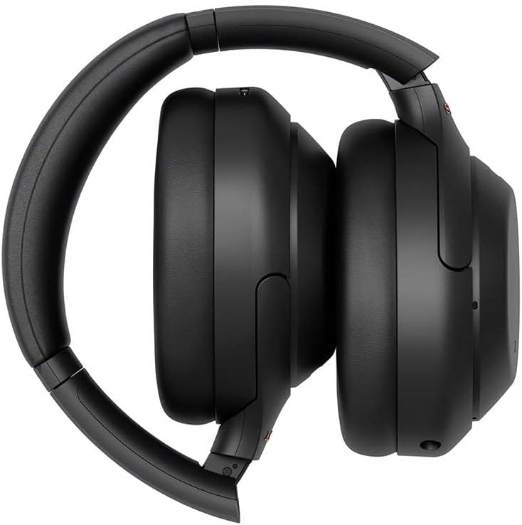Sony WH-1000XM4 Wireless Premium Noise Canceling Overhead Headphones - 30hr Battery Life, Over Ear Style with Mic for Phone-Call and Alexa Voice Control - Black International Version