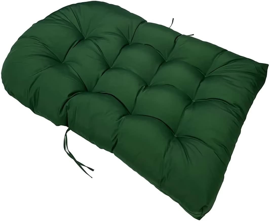 Generic Rocking Egg Chair Cushion, Rocking Chair Replacement Cushion, Waterproof Rocking Chair Cushion, Thickened Patio Hanging Egg Chair Pads, Green (Cushion Only)