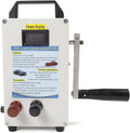 Hand Crank Charger Generator, Portable Emergency Power Supply with 15600mAh Battery, 150W Manual Power Supply Emergency Charger for Camping Outdoor Mobile Phone Computer Charging