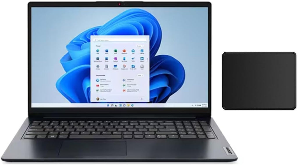 Lenovo Ideapad 1i 15.6' Full HD Touchscreen Laptop |Intel Core i5-1334U|Intel Iris Xe Graphics|WiFi|Blue|Copilot| 16GB RAM | 512GB SSD |Windows 11 Home |Bundle with Mouse Pad
