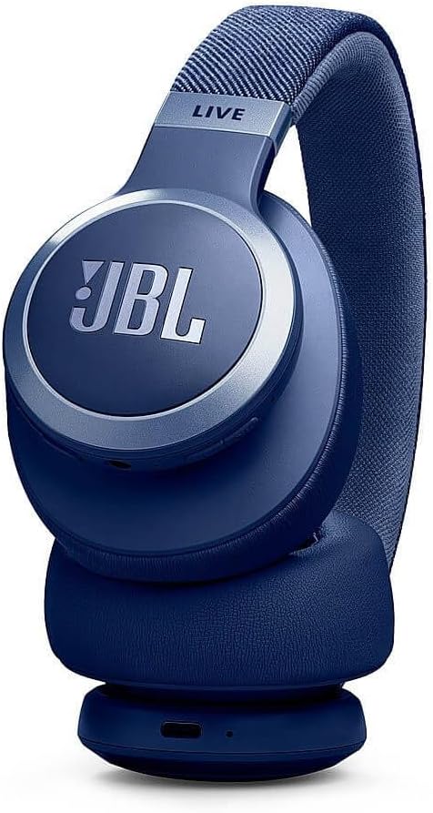 JBL LIVE770NCBLU Live 770NC Wireless Over-Ear Adaptive Noise Canceling Headphones - Blue