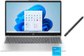 HP 15.6' HD Touch Screen Laptop | Intel Core i3-1215U (6 Cores, 8 Threads) | Intel UHD Graphics | Silver | 8GB RAM | 256GB SSD | Windows 11 S | Bundle with Stylus Pen