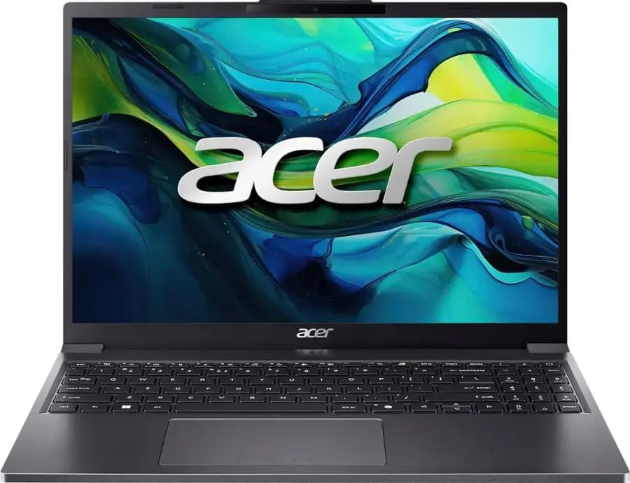 acer Aspire Go 15 Laptop, 15.3' WUXGA(1920 x 1200) IPS Display, Intel i5-1334U, 8GB DDR5 RAM, 256GB PCIe SSD, Windows 11 Home, Wi-Fi, Bluetooth, Steel Gray, AG15-51P-510U